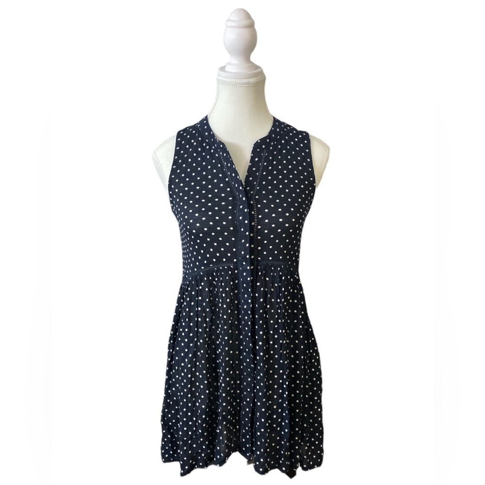 🆕Anthropologie - Nia sleeveless button down polka-dot tunic - Picture 4 of 12